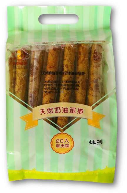 興麥 靜岡抹茶蛋捲, 1個