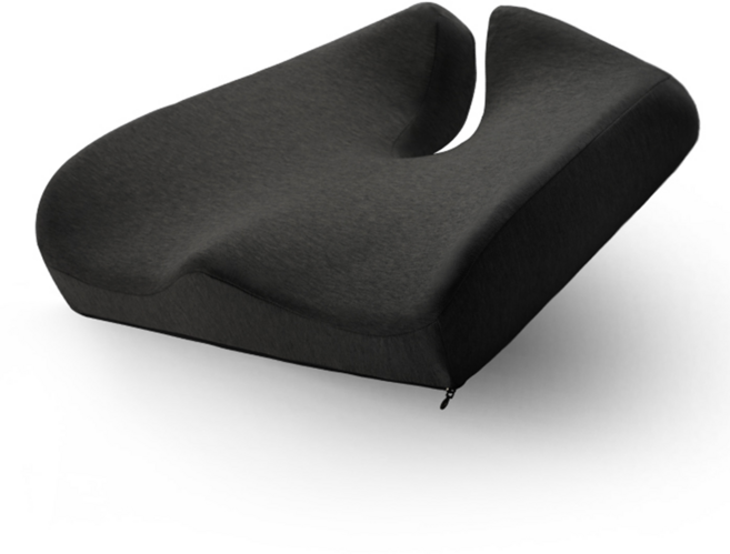 딥레스트 기능성방석 꼬리뼈방석 메모리폼 직장인 허리쿠션, 기능성방석(블랙)