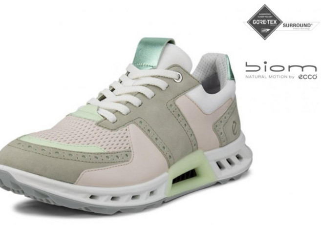 [에코] 골프화 여성 골프신발 고어텍스 방수 2026 바이옴 C4 스니커즈 운동화 그린 130983, 옵션:[색상x신발사이즈] 그린x250