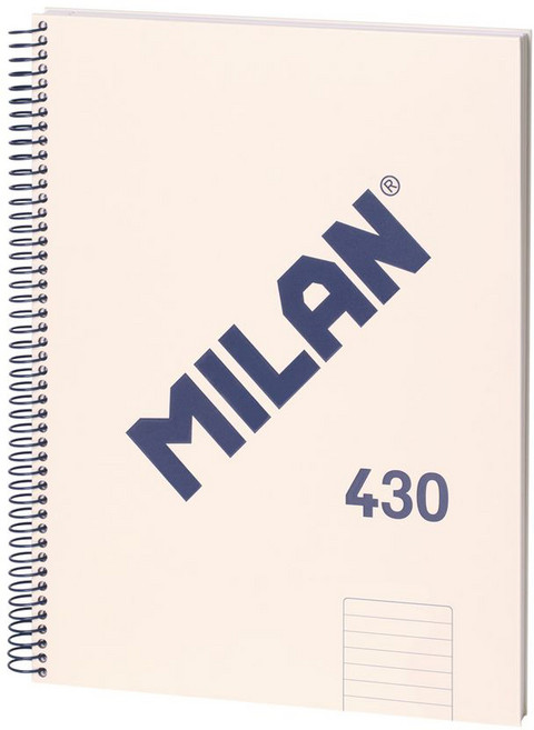 밀란 430 스프링 노트 1918 (A4 사이즈), 1개, 베이지