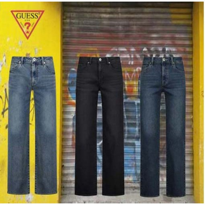 게스 남자청바지/부담스럽지 않은 스판와이드핏