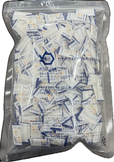 실리카겔 제습제 PET 식품용 의약품 견과류 등, 500개, 0.5g