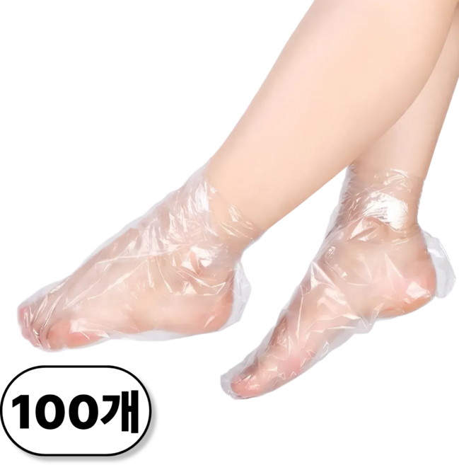 한솔템 발 보습 일회용 발비닐, 50g, 1개, 100개입