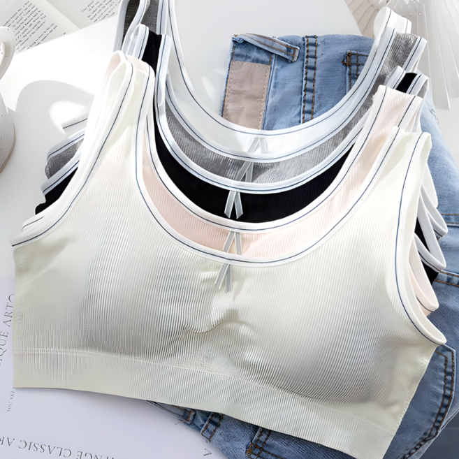 BDYP 청소년 성장기 2.5단계 노와이어 고정형 패드 브라세트 3P 우리 아이 편한 속옷