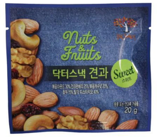 닥터스낵 과일견과스위트 20gx15봉, 1, 20g - 쿠팡