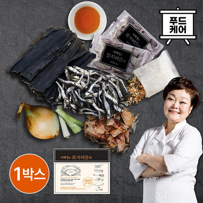 빅마마 이혜정의 해물 다시팩 멸치 150g 1개 + 꽃게 150g 1개, 2개