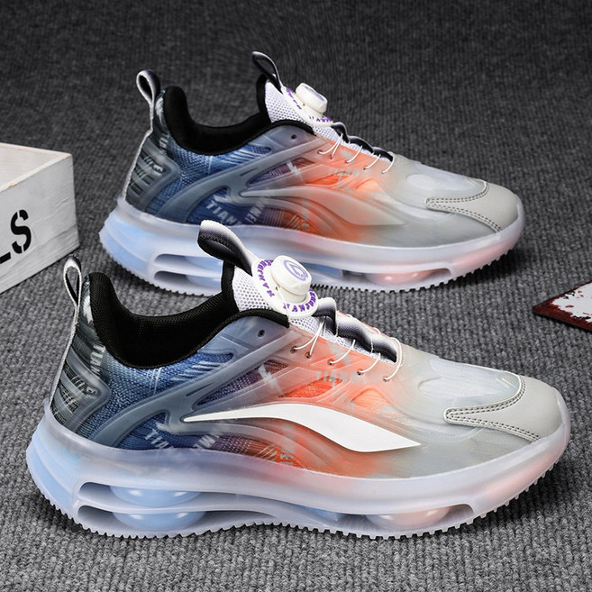 POMTOR 남자 운동화 여름 쿠션 신발 패션 러닝화