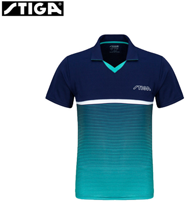 107784 탁구의류 STIGA스티가탁구 유니폼 경기 츄리닝 남녀공용 탁구 옷짧은소매 상의 T셔츠
