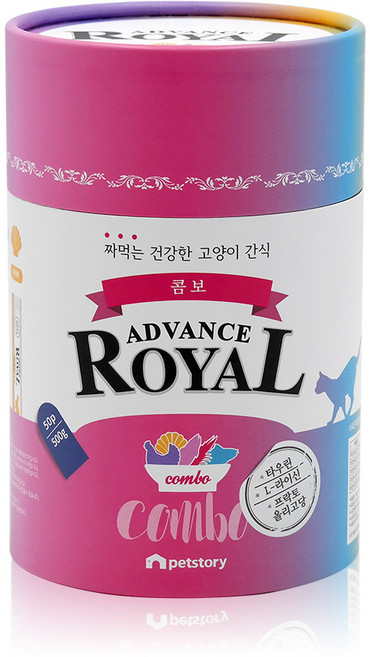 로얄 어드밴스 스틱 짜먹는 고양이간식, 50개, 10g, 콤보