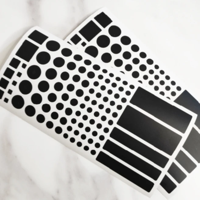 GUDOSSI 암막스티커 LED 불빛차단 빛차단 차광 스티커 보안스티커 2장 1세트 - 쿠팡