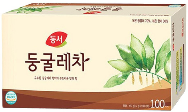 동서식품 둥굴레차 100T, 1개, 100개입, 1.2g