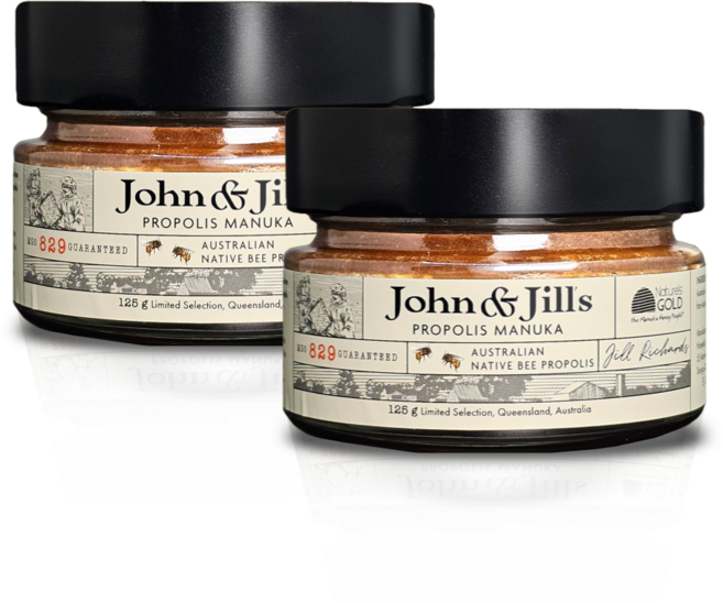 존앤질스 호주 마누카꿀 UMF20+ 뉴질랜드 프로폴리스 MGO 891+ 호주아저씨 이루웰, 125g, 2개