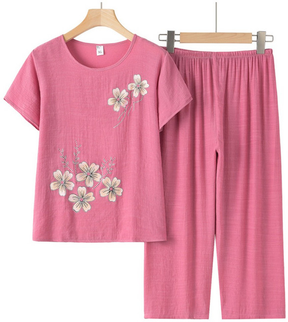 목련옷장 70대~110세 할머니 여름옷세트 요양원실내복 마실룩