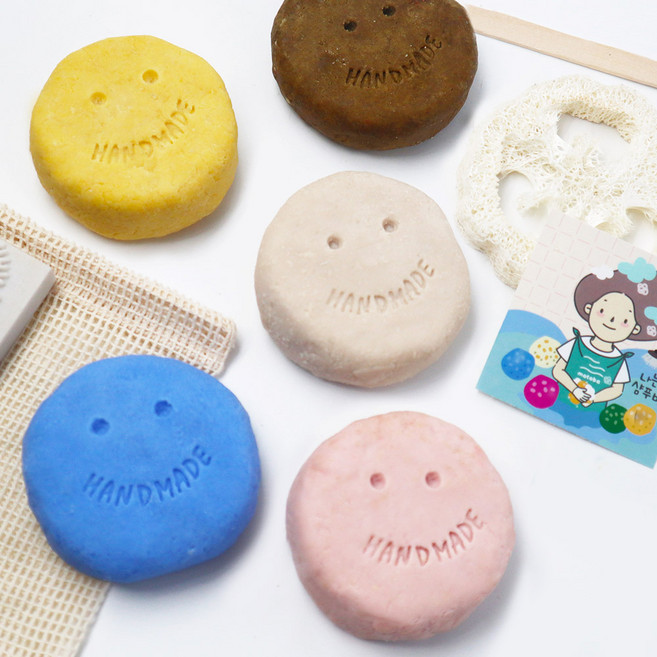 마타바 제로웨이스트 약산성 고체 샴푸바만들기 KIT (5인용), 혼합색상, 1세트