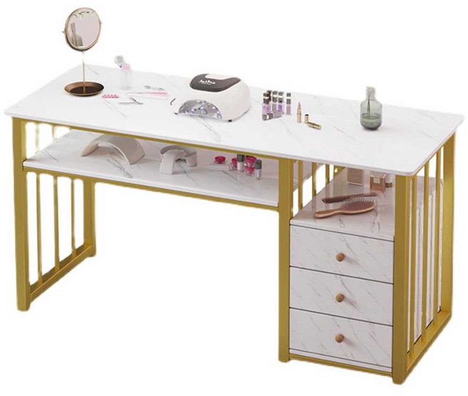 네일 시술대 뷰티샵 손톱 탁자 매니큐어 시술 데스크 80cm, 길이80cm