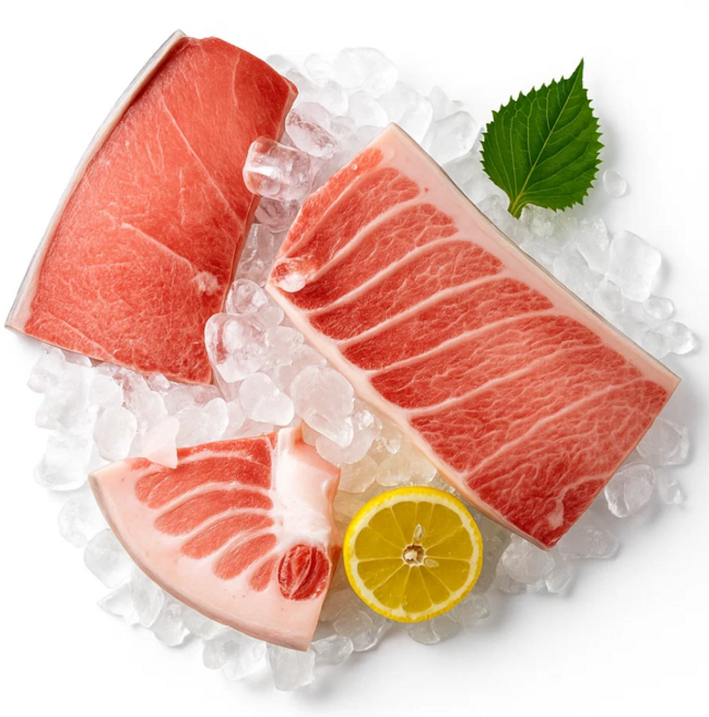 [노인과 참치] 참다랑어 냉동참치회 1kg 1번 대뱃살, 1개