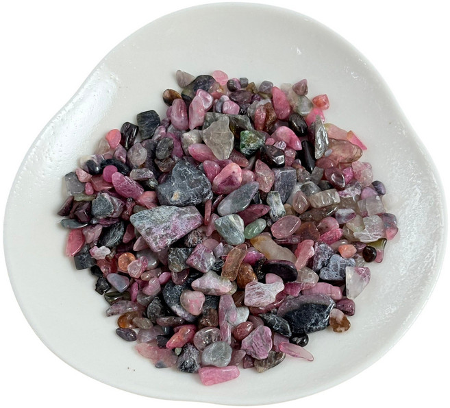彩色碧璽碎石~100g/單位, 彩色碧璽