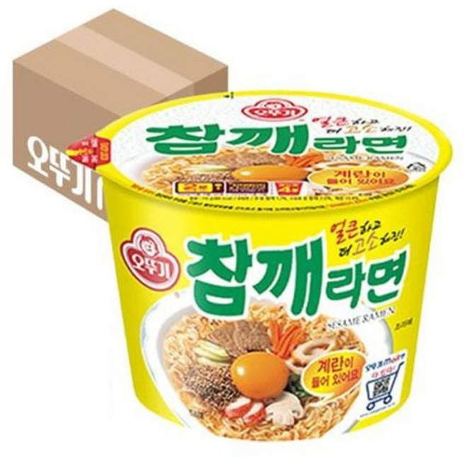 참깨라면 오뚜기 0g 컵라면 2개 BOX 부품