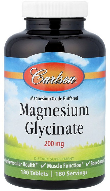 칼슨 Carlson 마그네슘 글리신산 200mg 180wjd122922원산지:기타, 180정, 1개