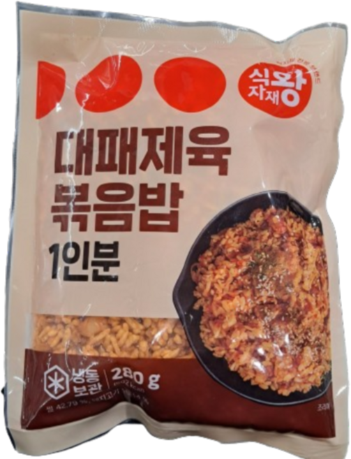 식자재왕 대패제육볶음밥, 1개, 280g