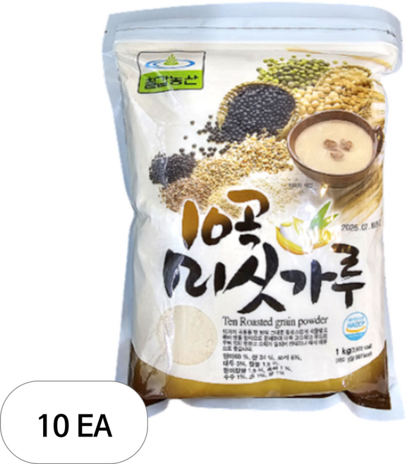 칠갑농산 십곡 미싯가루, 1kg, 10개