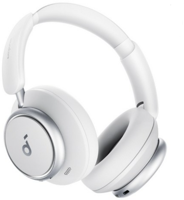 앤커 사운드코어 SPACE Q45 무선 블루투스 헤드폰, 화이트, 3단계 노이즈캔슬링(A3040)앤커정품 헤드폰