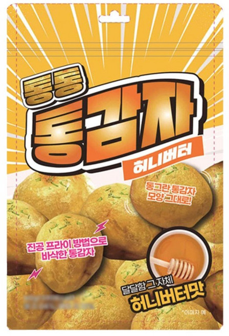 통통 통감자 허니버터맛 스낵, 4개, 60g