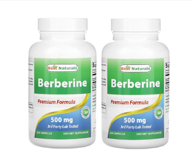 베스트네츄럴스 베르베린 플러스 1000mg 캡슐, 120정, 2개