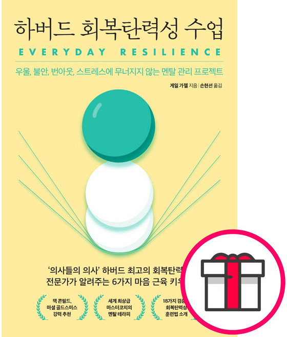 하버드 회복탄력성 수업 + 말씀카드 5종 세트 증정, 단품