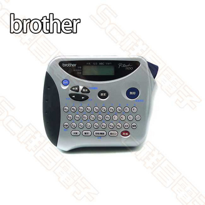 brother 兄弟牌 PT-1100 掌上型標籤機 中英日文印字機, 1個