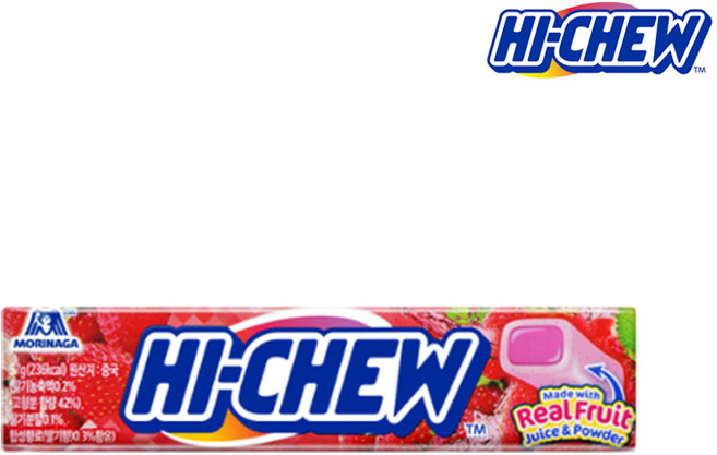 모리나가 하이츄 딸기맛 57g 카라멜, 1개