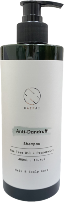 HAIFA 抗屑洗髮精 茶樹油 + 薄荷, 13.4oz, 1件, 400ml