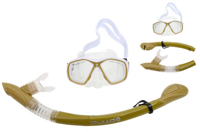 아티나 스노클링 ASS-K183 어린이 주니어, 옐로우_94629