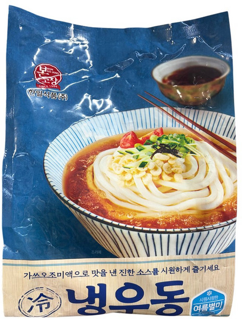 한일식품 본고장 냉우동, 217g, 4개