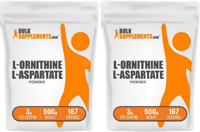 벌크서플리먼트 엘 L 오르니틴 Ornithine 500g 2개 아스파르트산