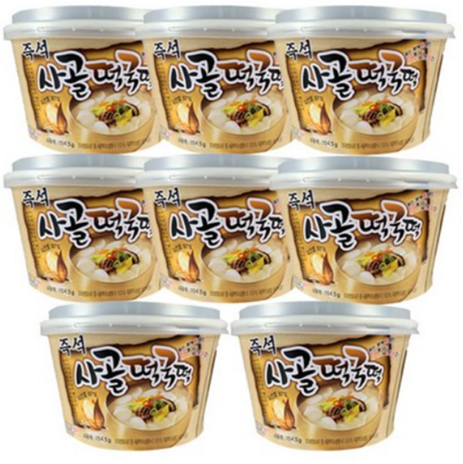 송학 즉석 사골 떡국떡 153.5g 1개입 8개