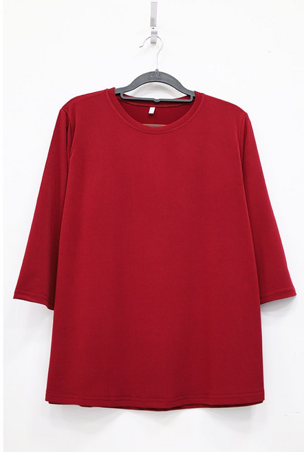 형제상회 할머니옷 7부 스판 티셔츠 중년여성 시원한 신축성 루즈핏 데일리티 0077SS13