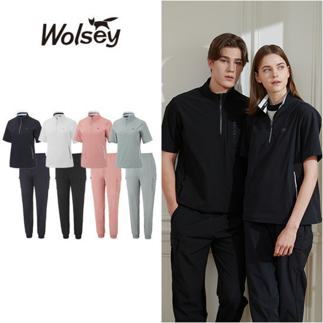 [울시] 여성 24SS 하프집업 벤틸레이션 셋업