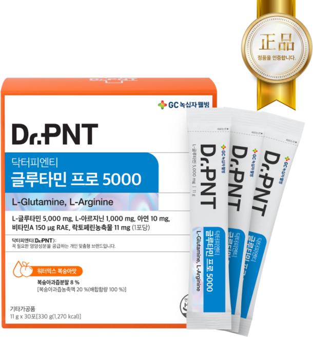 닥터피엔티 글루타민 5000mg 30포, 1개, 30회분