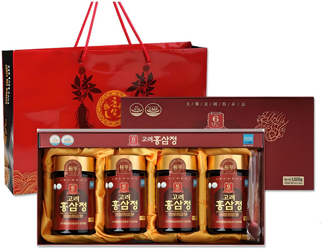 고려 6년근 홍삼정 로얄골드 250g x 4병, 1kg, 1개