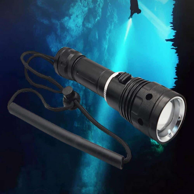 LED 캠핑손전등 방수 후레쉬 수중랜턴 해루질 다이빙용, 선택3)5구방수후레쉬