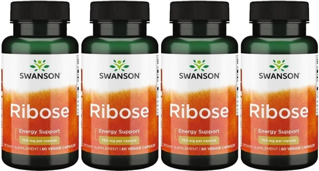 스완슨 리보오스 750mg 60 베지캡슐, 4개, 60정 - 쿠팡