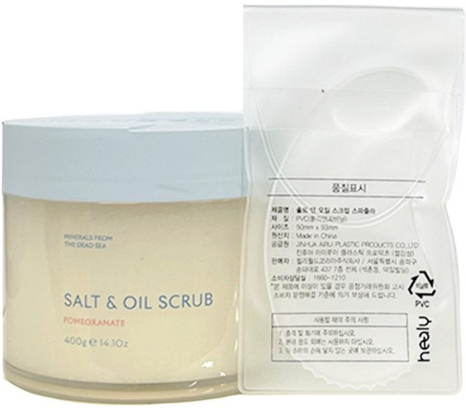 시크릿 솔트앤오일 스크럽 파머그래넛 + 전용 스파출라, 1개, 400g