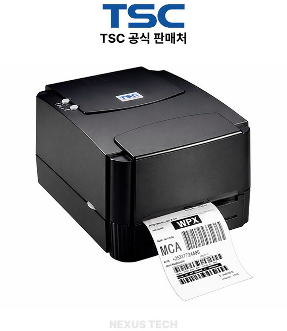 TSC TTP-244 PRO 열전사/감열 라벨 바코드 프린터, TTP-244 PRO ▶TE210, 1개, 단종 제품 대체 출고 TE210