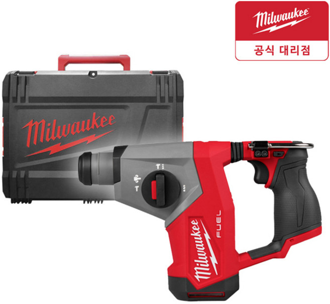 밀워키 M12 FHAC16-0X FUEL 로터리 함마드릴 16mm 충전 해머 본체만, 1개