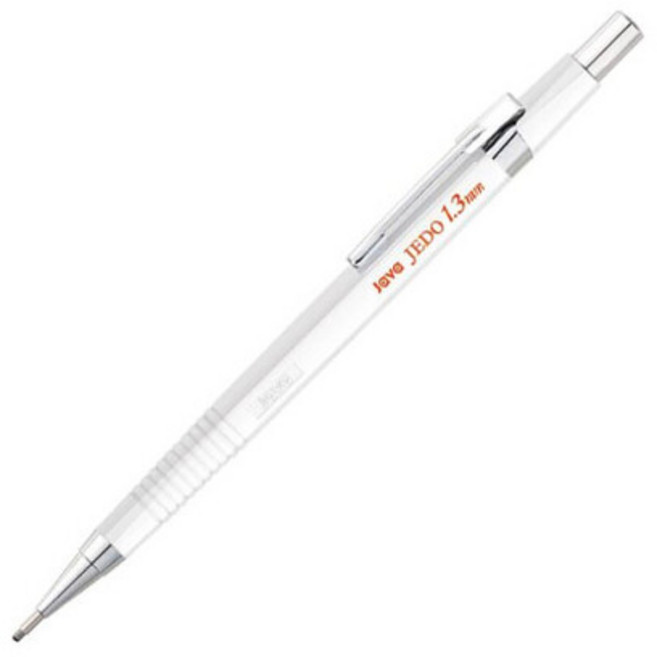 자바펜 샤프 1.3mm 제도샤프 화이트 12개(타)