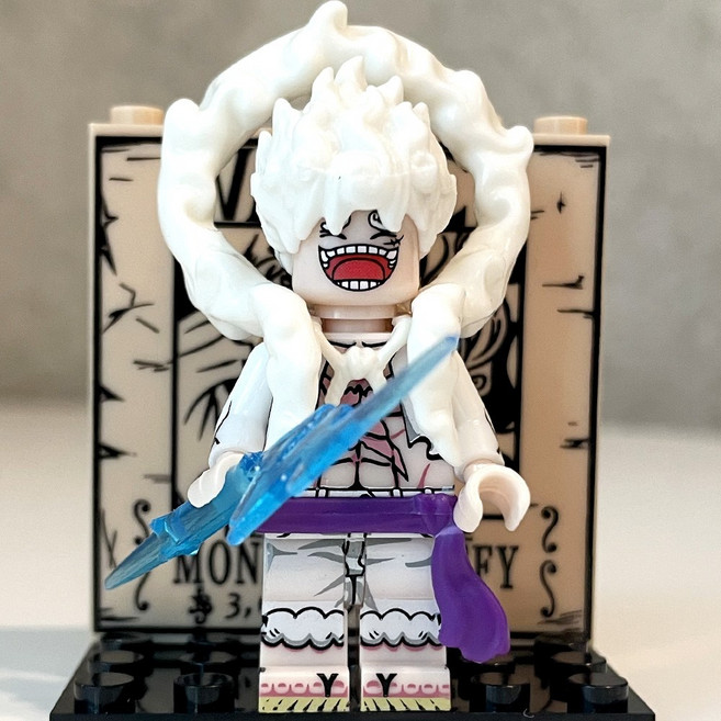 핸드브릭 팩토리 커스텀 미니브릭 피규어 원피스 해적 호환 블록호환, 023. 기어5 루피, 1개