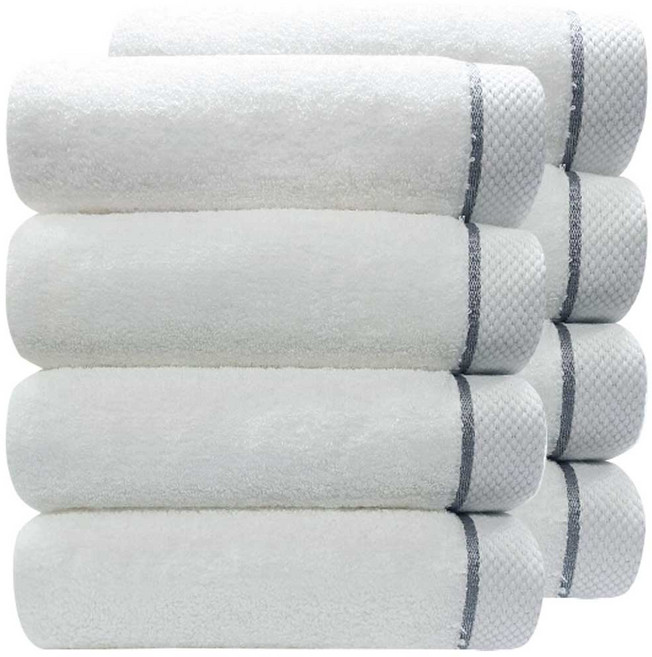 다주타올 프라임무지 호텔타올 200g 40수 면사, 밀크화이트, 10개