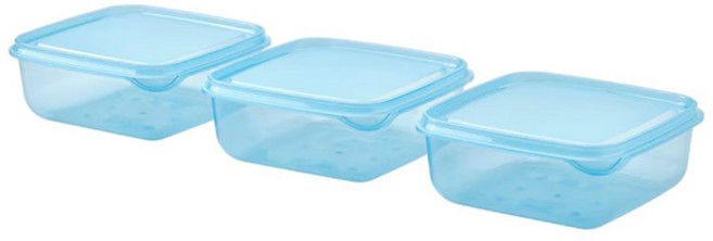 이케아 프루타 식품보관용기 3입 3개