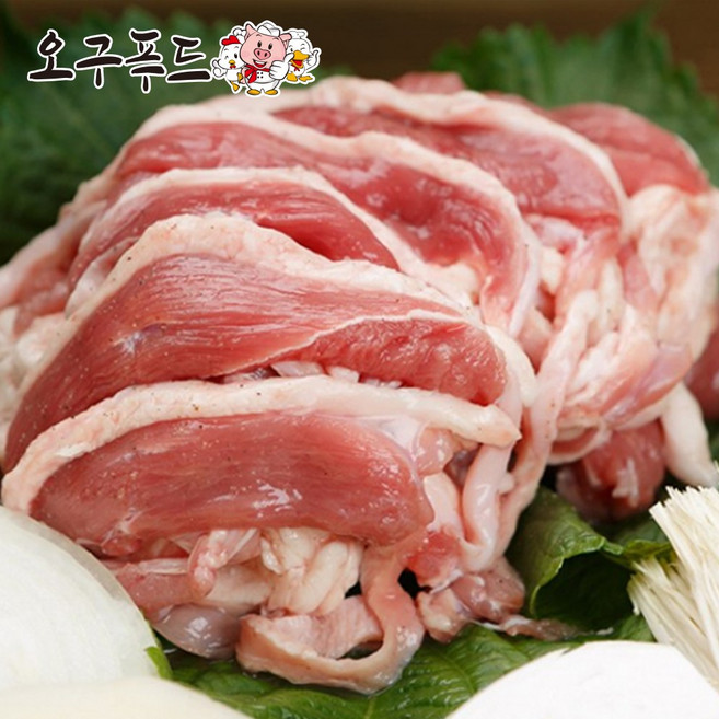 [냉장] 오구푸드 업소용 대용량 오리고기 도매 식자재 로스 무항생제, 1개, 5kg